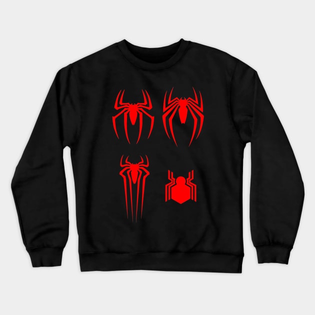 No Way Home Spider Sticker Pack Crewneck Sweatshirt by heyvisuals